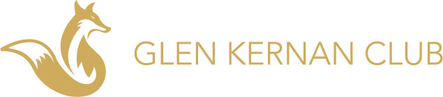 Gold phoenix logo with “Glen Kernan Club” text on a white background
