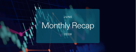 Line charts showing U.S. and international equity performance alongside sector rotations for June 20