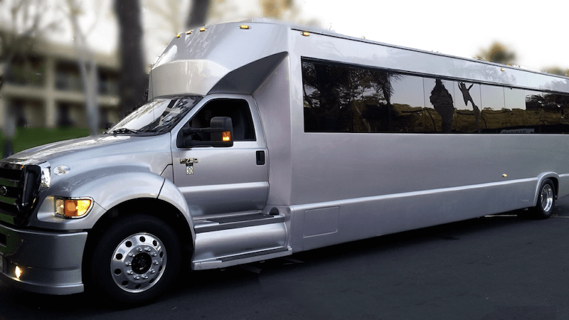 44 passenger Silver Party Bus service