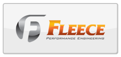A fleece performance engineering logo on a white background