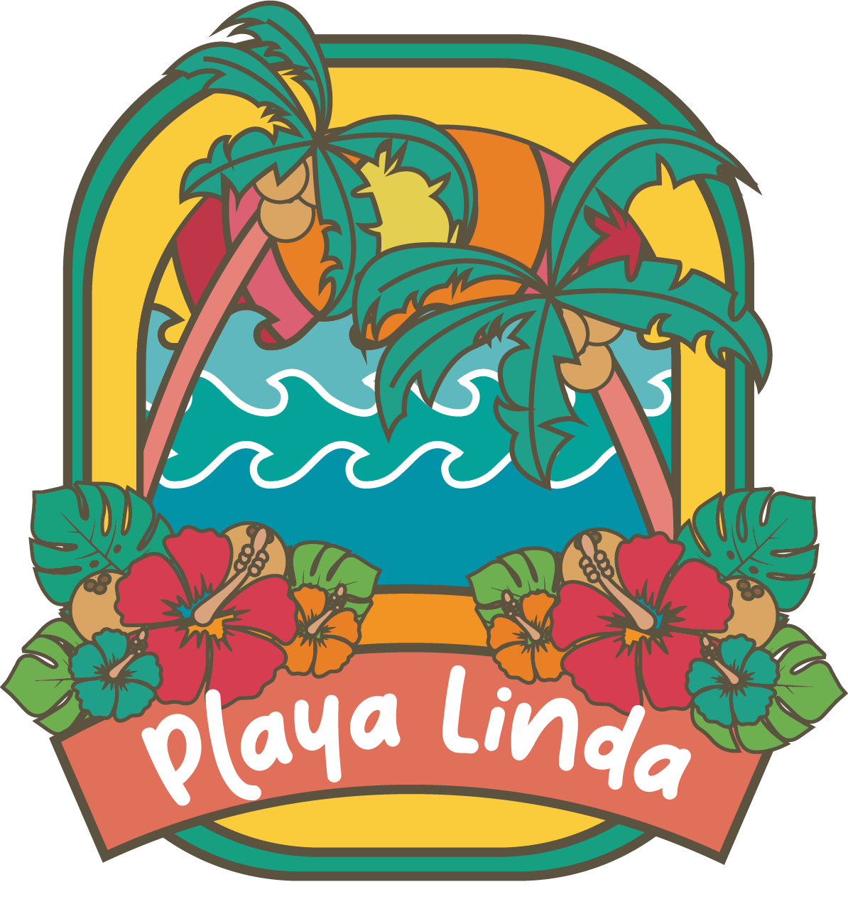 Logotipo de Sunza Beach Club: texto blanco sobre fondo blanco, con 