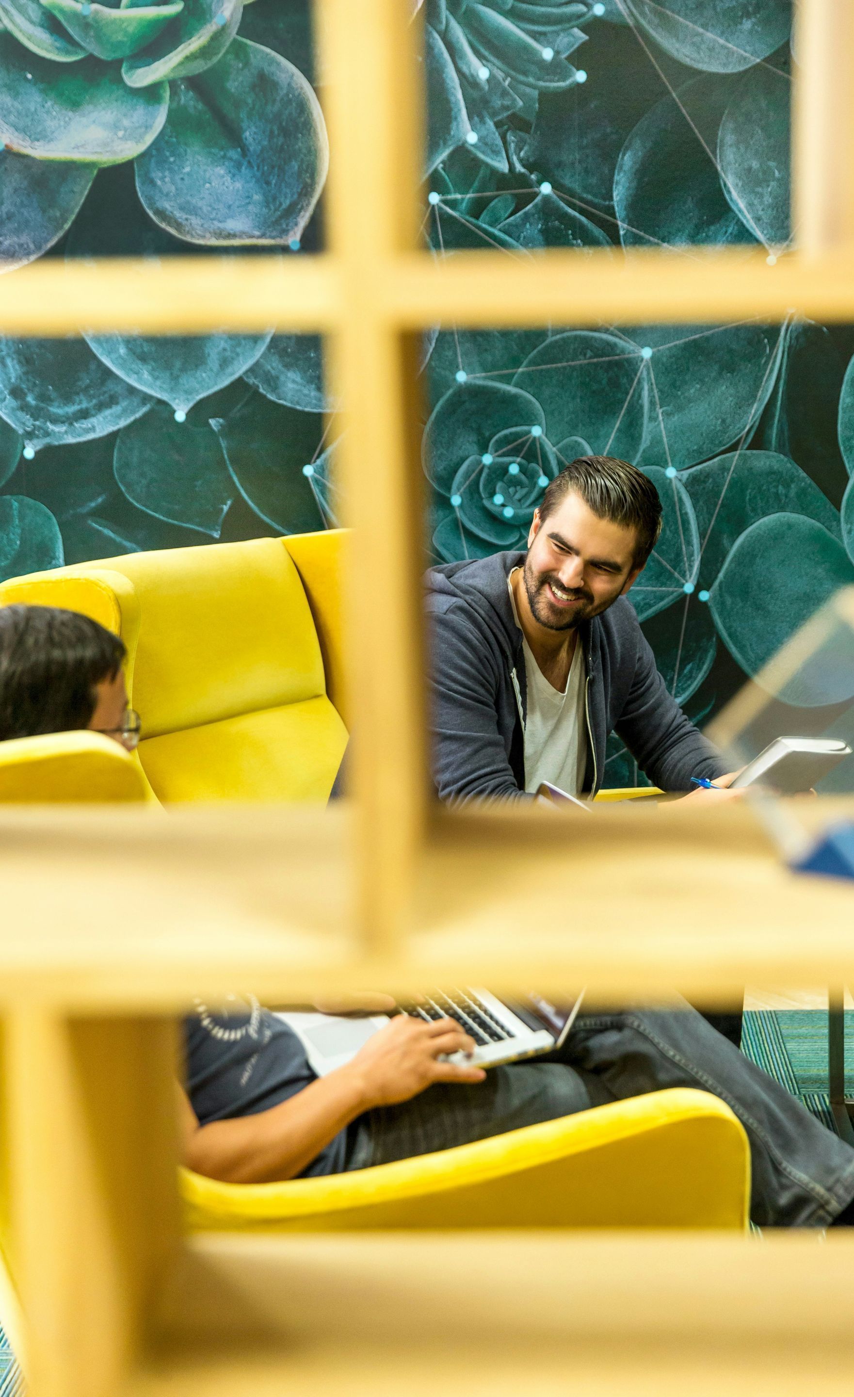 man in an office