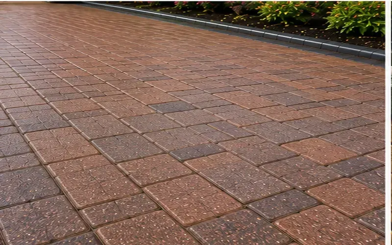 Block paving driveway protected with professional paving sealer