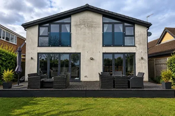 Rendered property in Beverley before exterior clean.