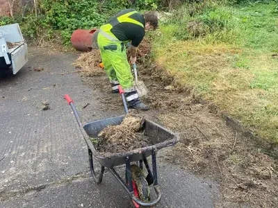 Community maintenance work at Fort Paull heritage site by Hedon Exterior Cleaning