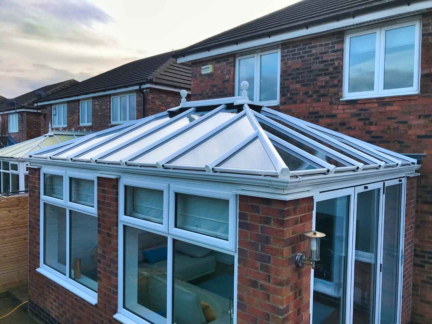 Large conservatory professionally cleaned