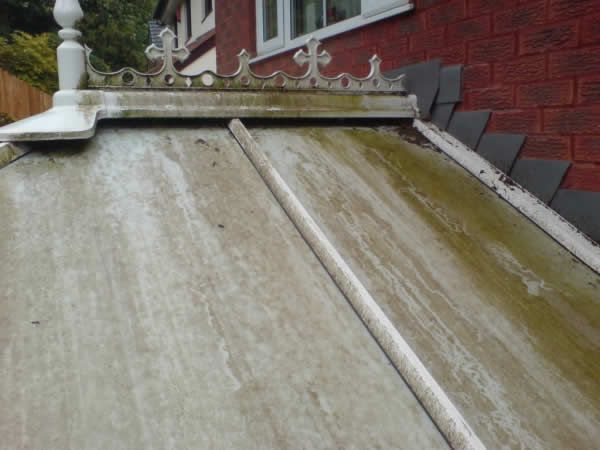 Dirty Conservatory roof