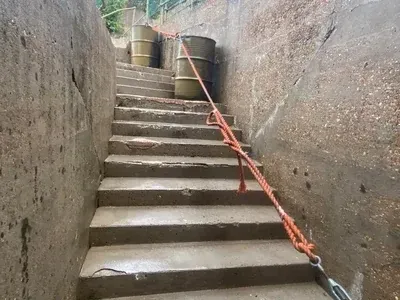 Cleaning work carried out at Fort Paull through the Hedon Exterior Cleaning Good Deeds Program