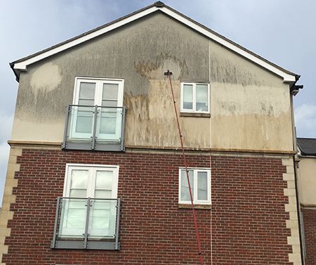 House with dirty render