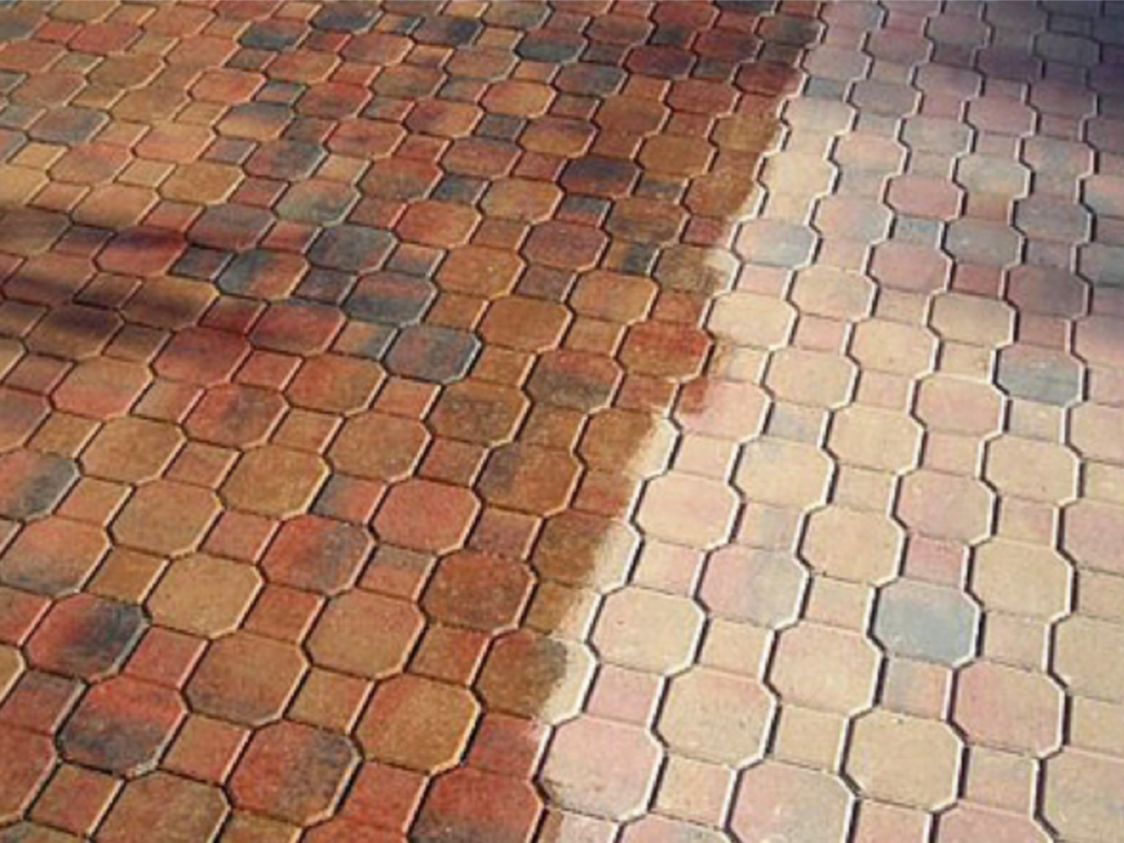 Block paved patio sealed after cleaning by Hedon Exterior Cleaning