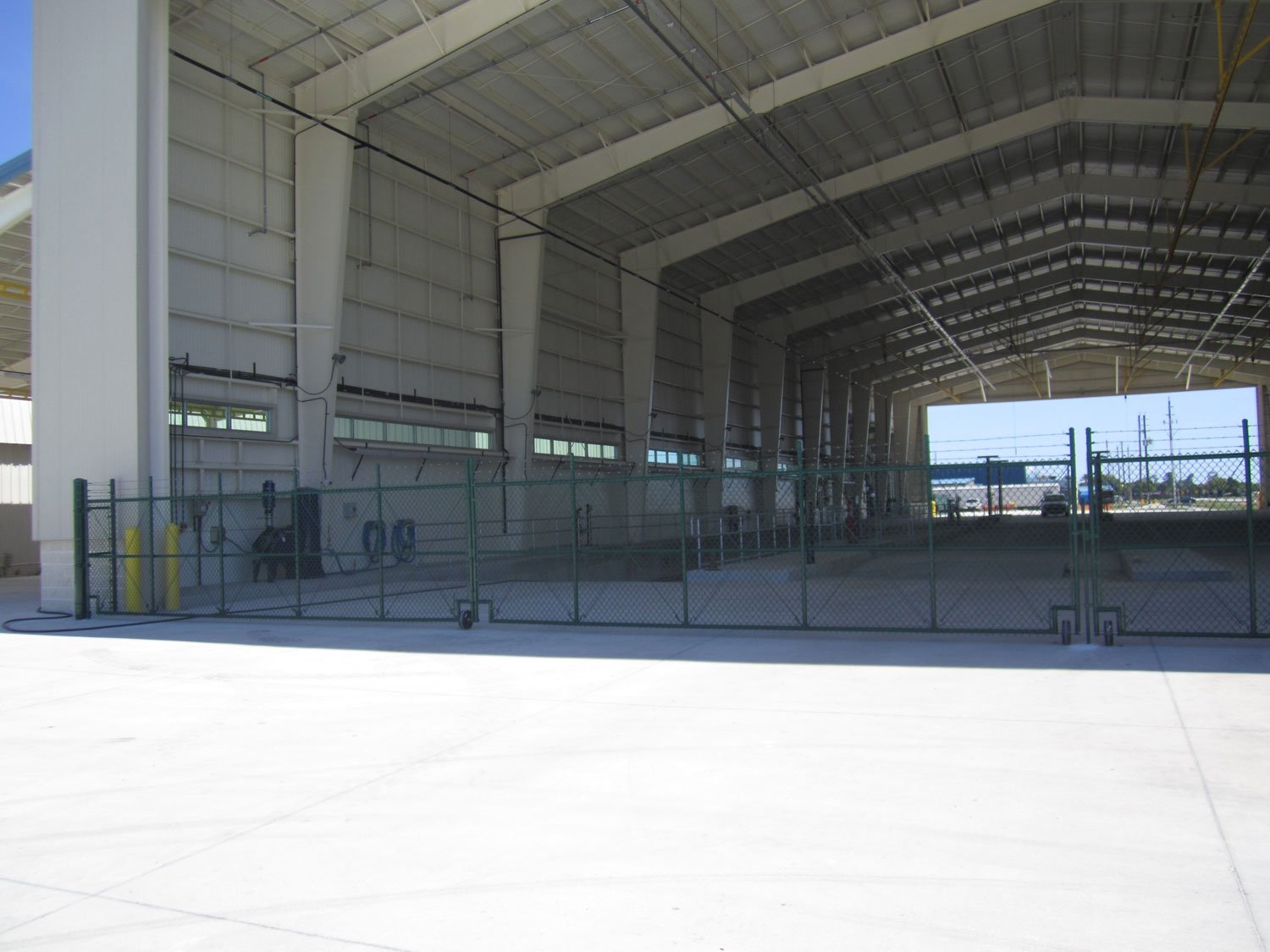 Chain Link BiFolding Gate Jacksonville, FL Newsom Fence