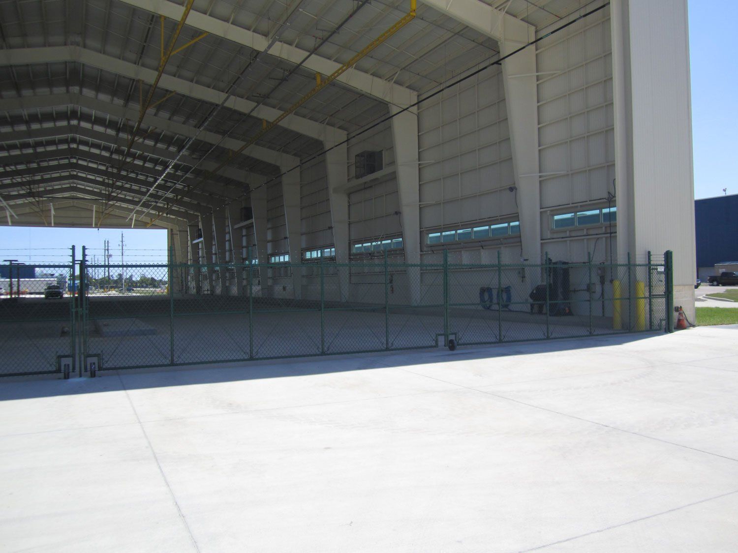 Right Side Of Chain Link Bi-Folding Gate — Jacksonville, FL — Newsom Fence