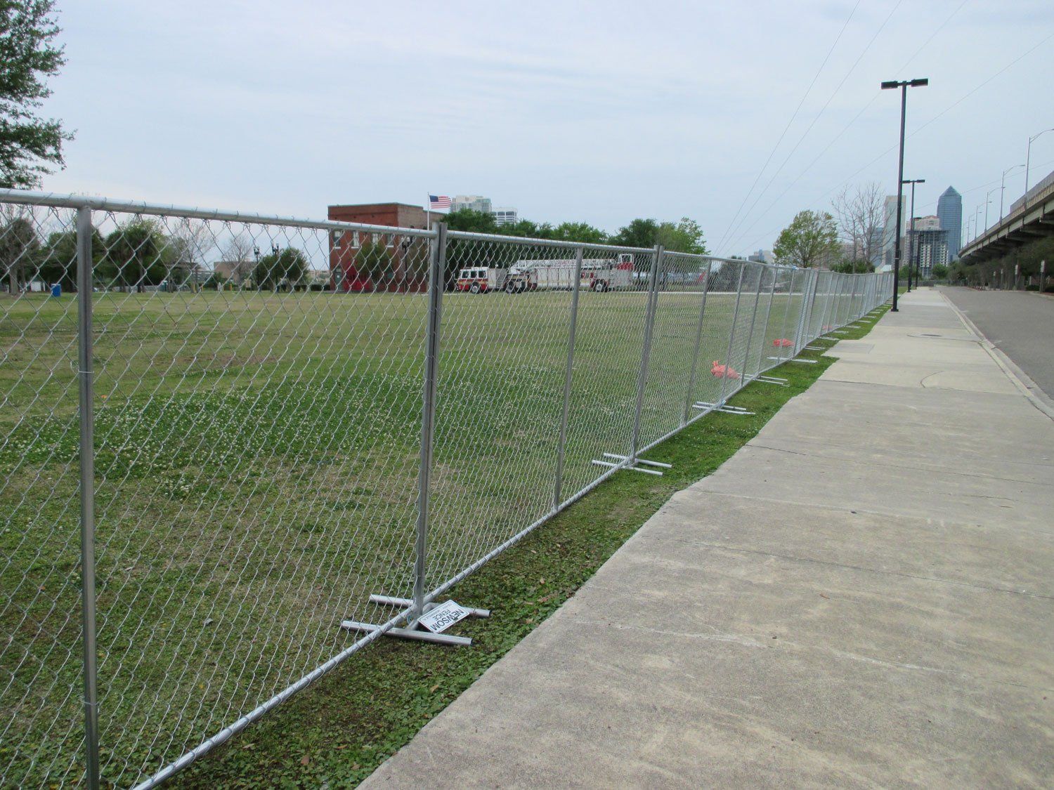 Temporary Fence Panels — Jacksonville, FL — Newsom Fence