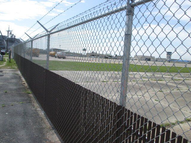Installed Airfield Runway Fence — Jacksonville, FL — Newsom Fence