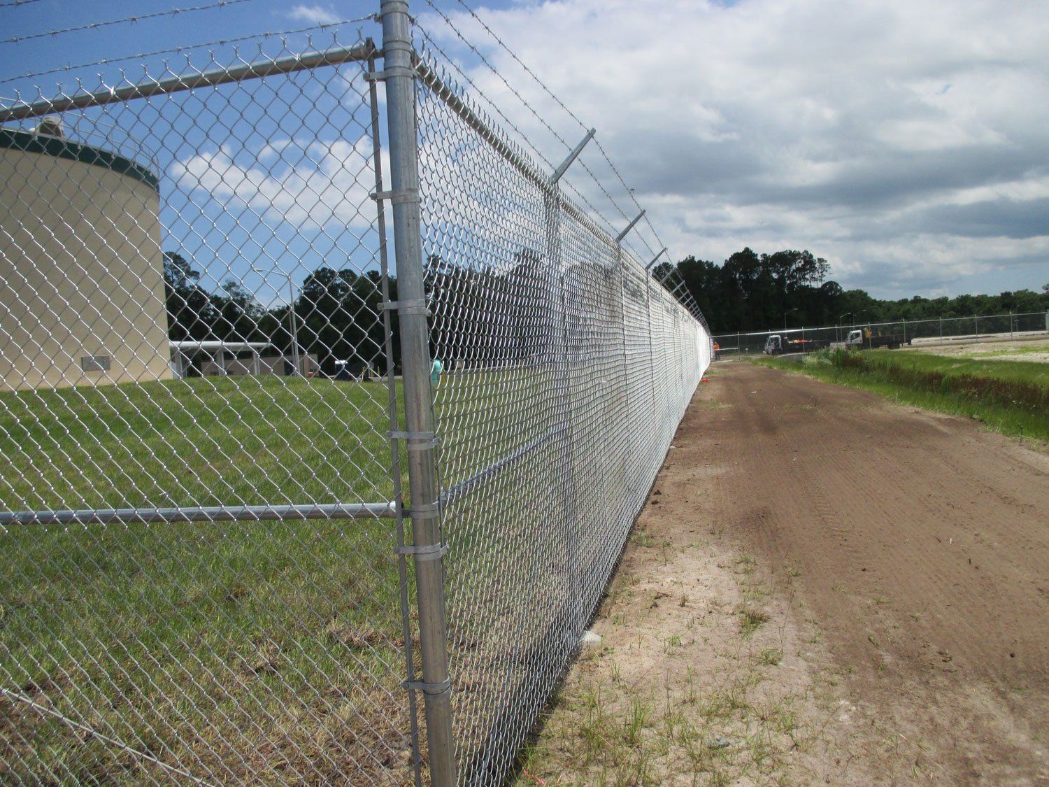 Large Security Fence — Jacksonville, FL — Newsom Fence