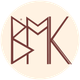 A logo for a company called bmk in a circle.
