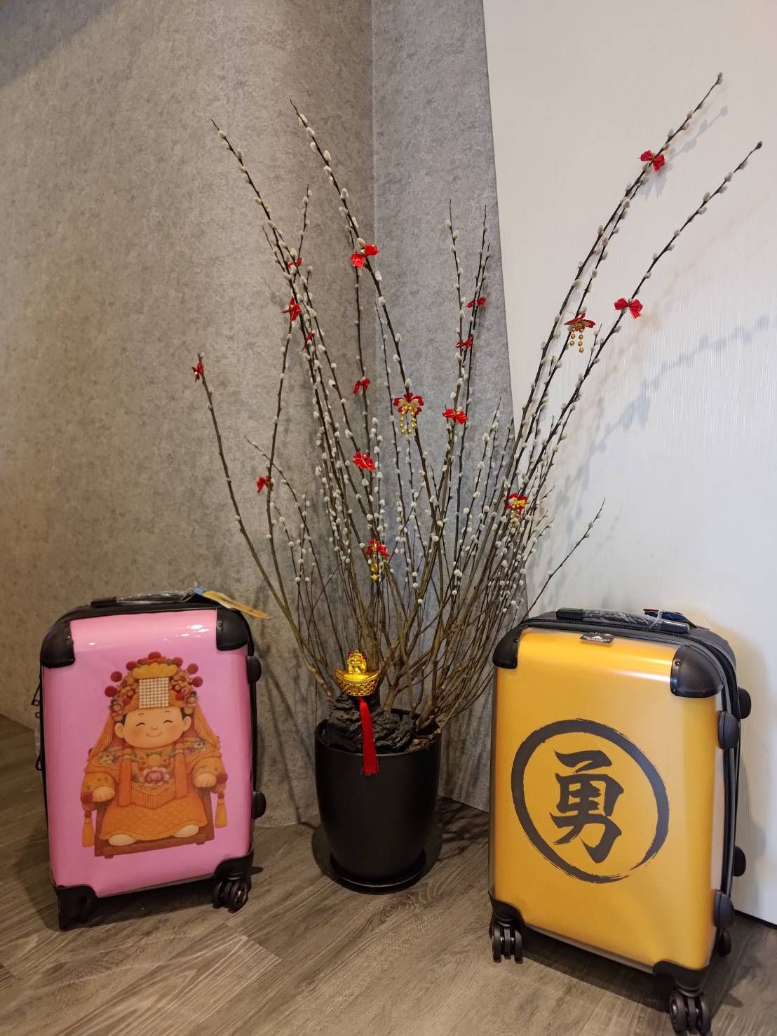 白沙屯拱天宮授權媽祖/勇字(拱授證114-216)登機箱/旅行箱