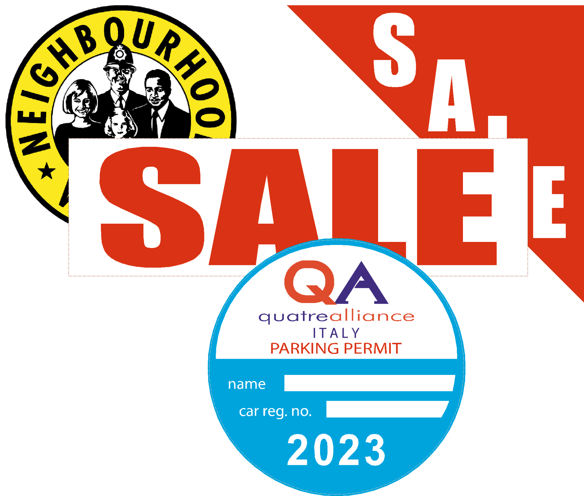windowstickersfast.co.uk sale neighbourhood watch stickers