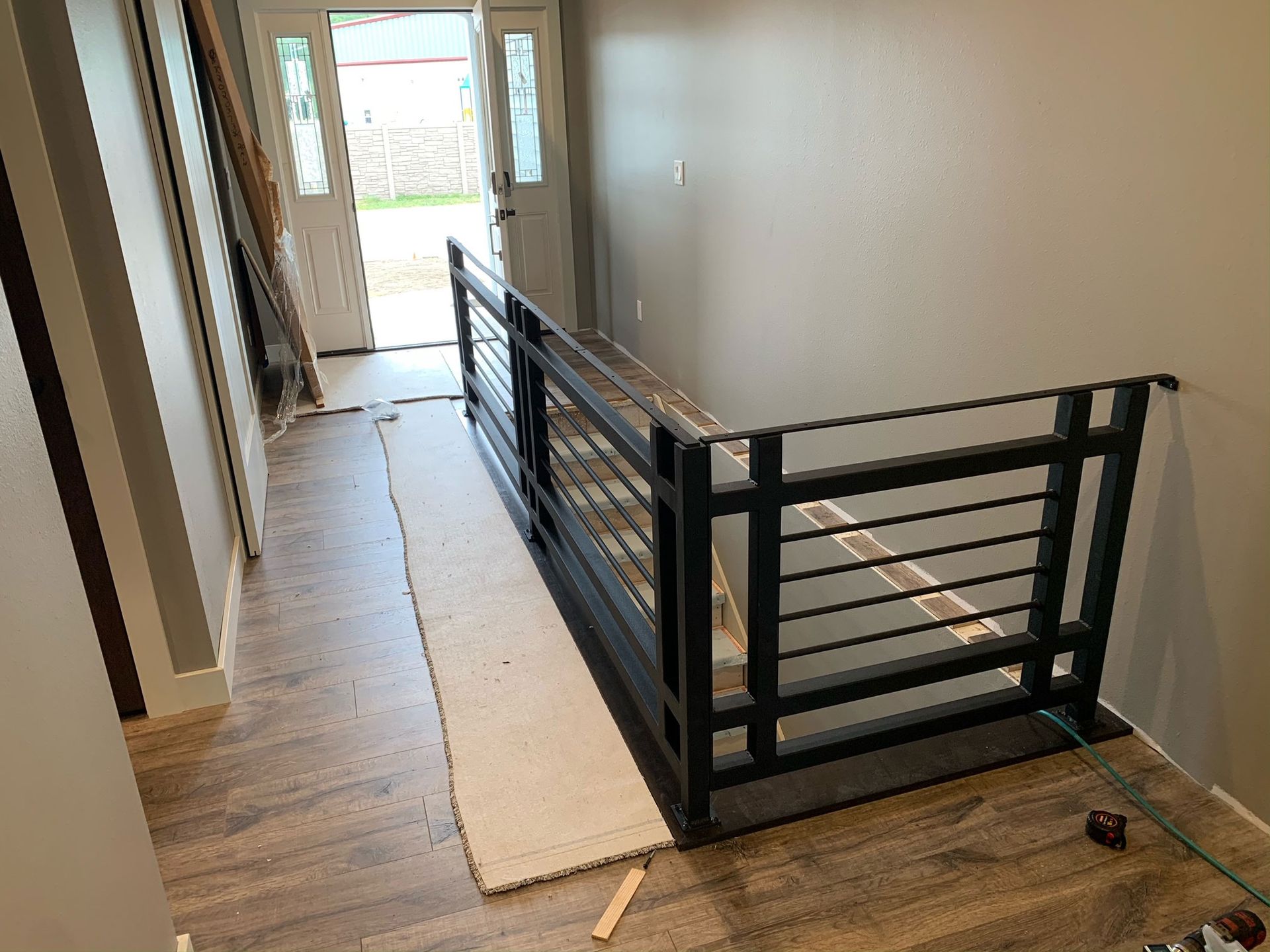 Stair Steel Frame — La Crosse, WI — Glass Interiors & Steel