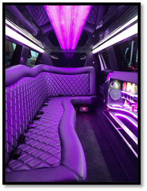 black mkt limousine interior