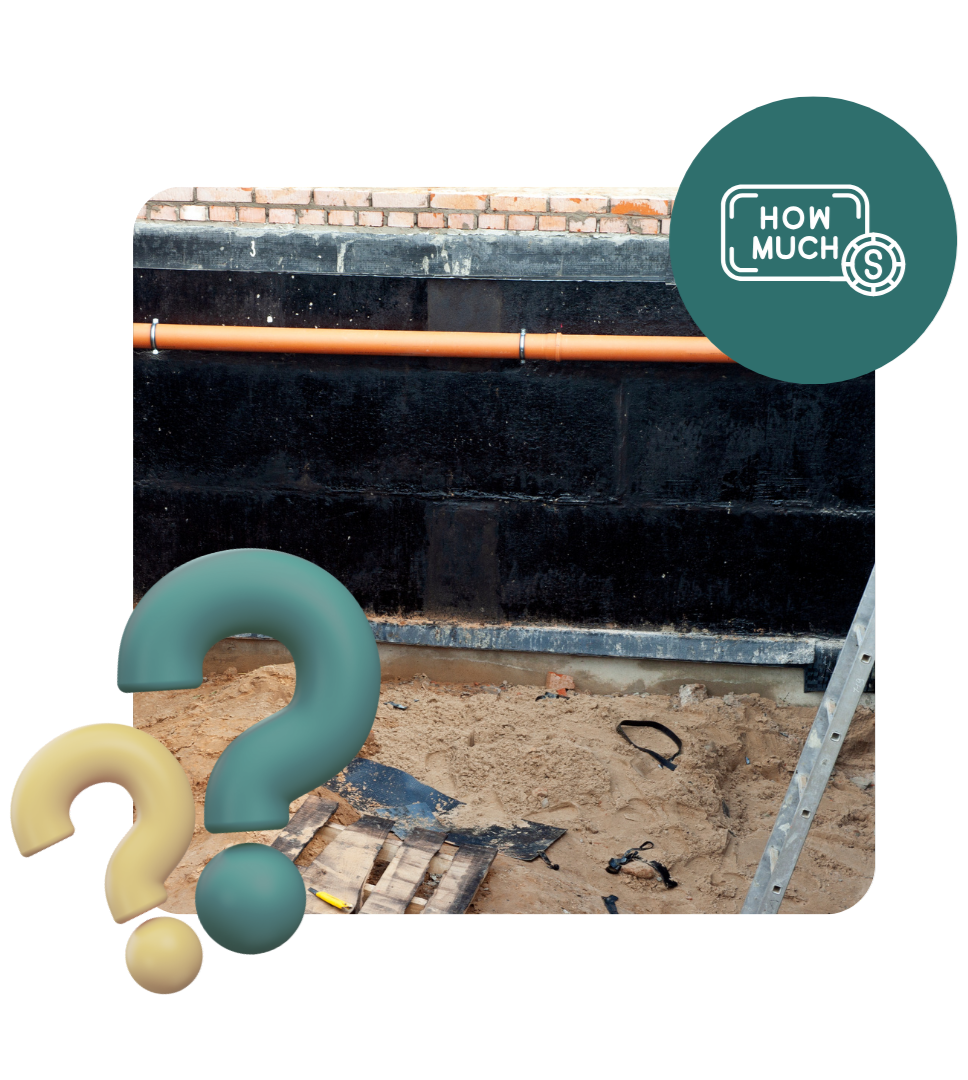 Basement repair project addressing water leaks and structural concerns