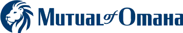 A blue lion head logo next to the text