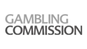 Gambling Commission logo in gray and black text on a white background