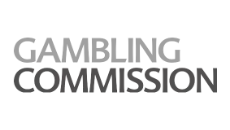 Gambling Commission logo in gray and black text on a white background