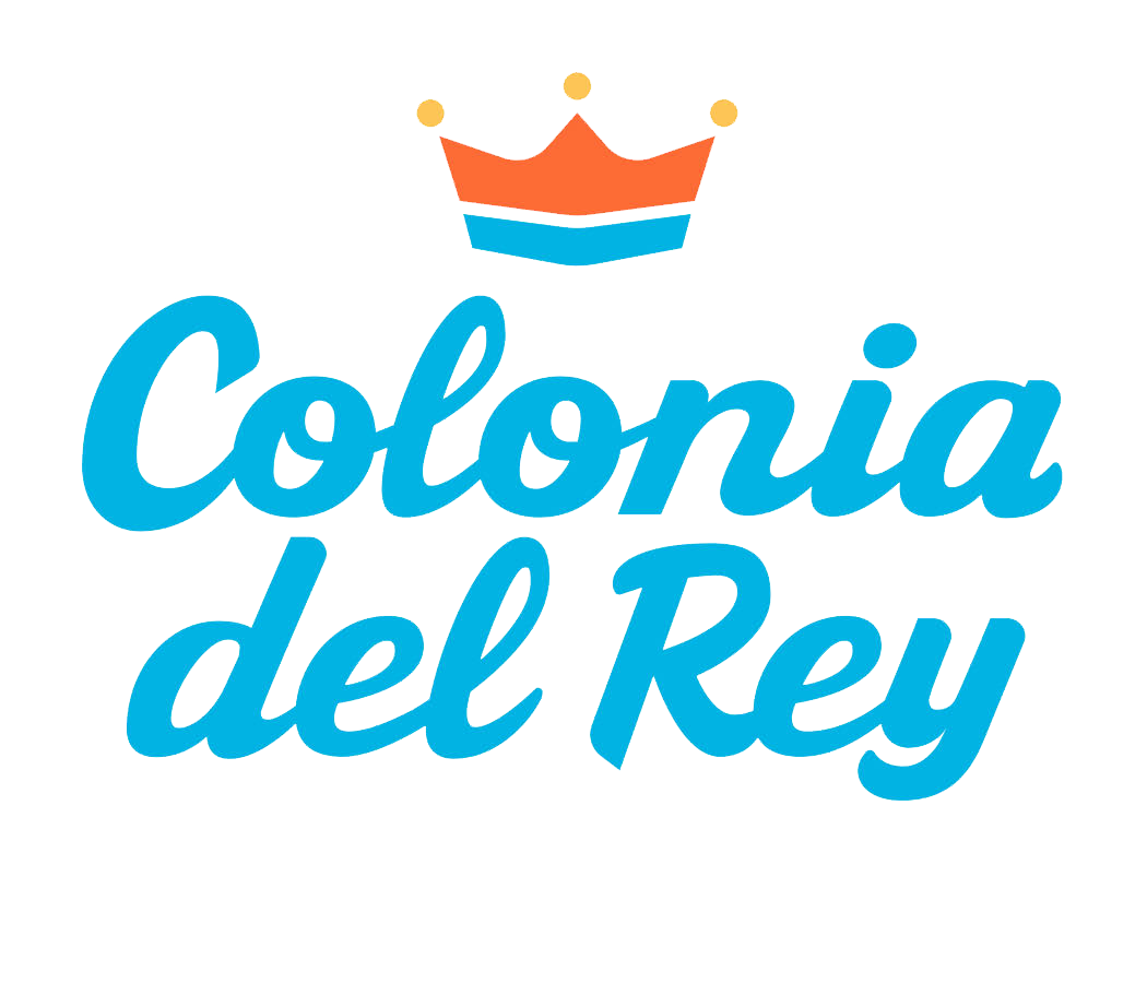 The logo for corpus christi rv resorts shows a camper in the ocean.
