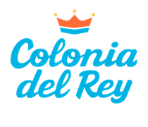 The logo for corpus christi rv resorts shows a camper in the ocean.
