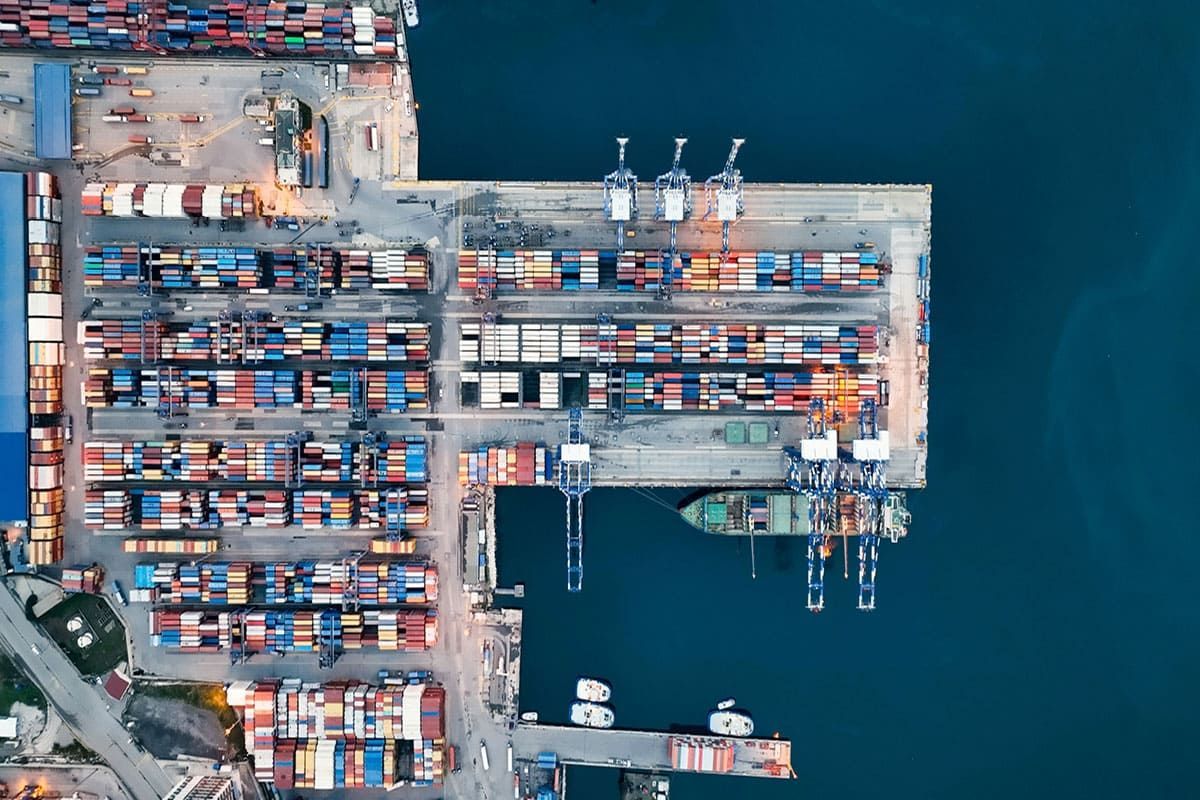 Shipping Dock and containers