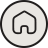 Home icon in a circle.