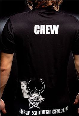 Black t-shirt with 