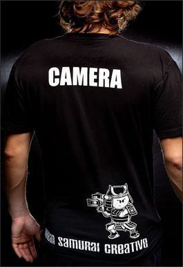 Man wearing a black shirt with 