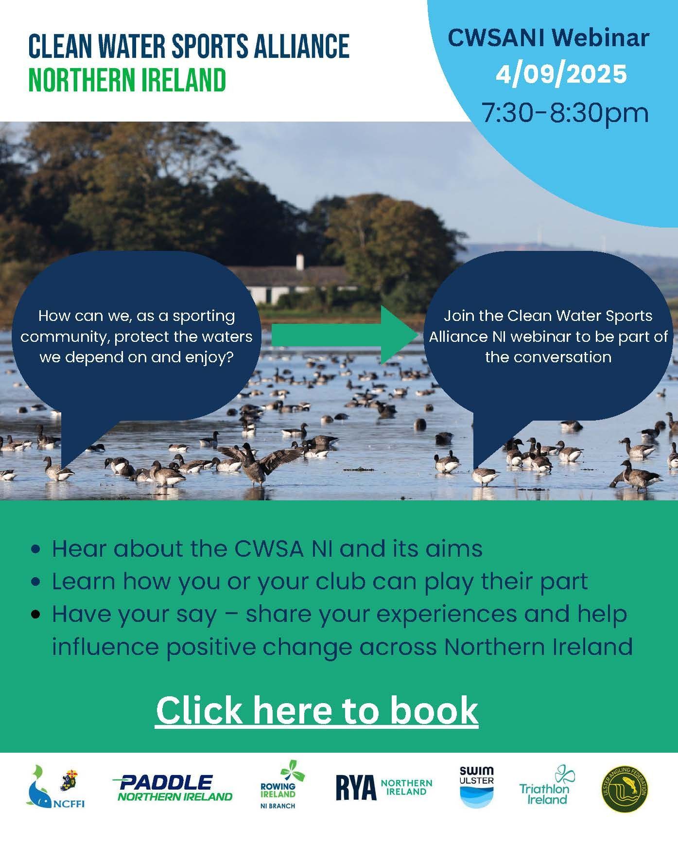 Clean Water Sports Alliance NI Information Webinar