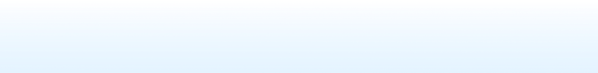 White-to-light-blue horizontal gradient bar with a thin gray strip at the bottom.