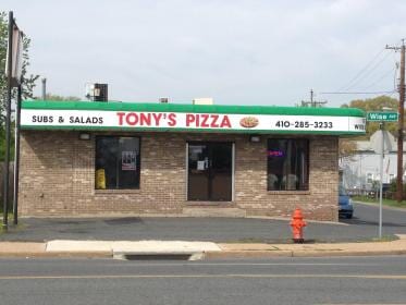 Tony's Pizza Restaurant Awning — Pasadena & Cordova, MD — Shoreline Awning & Trim