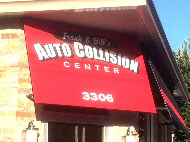 Custom Awning in Front of the Commercial Building — Pasadena, & Cordova, MD — Shoreline Awning & Trim