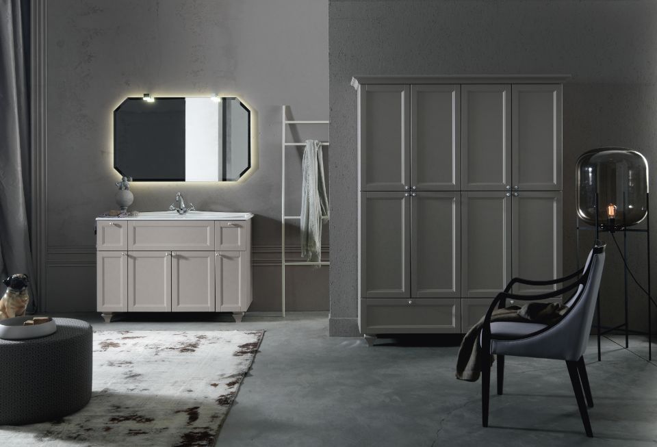 Bagno con armadio