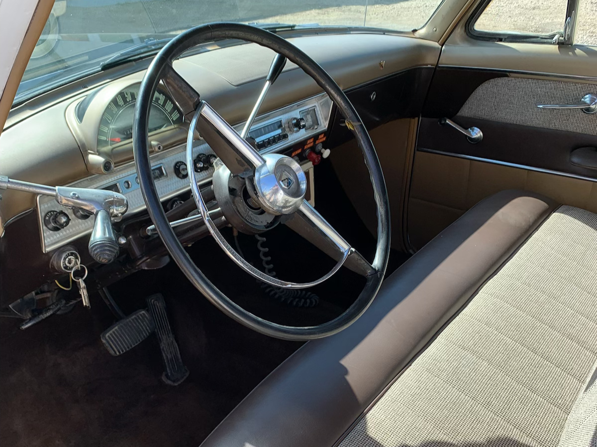 1954 Cresline Police Car interior