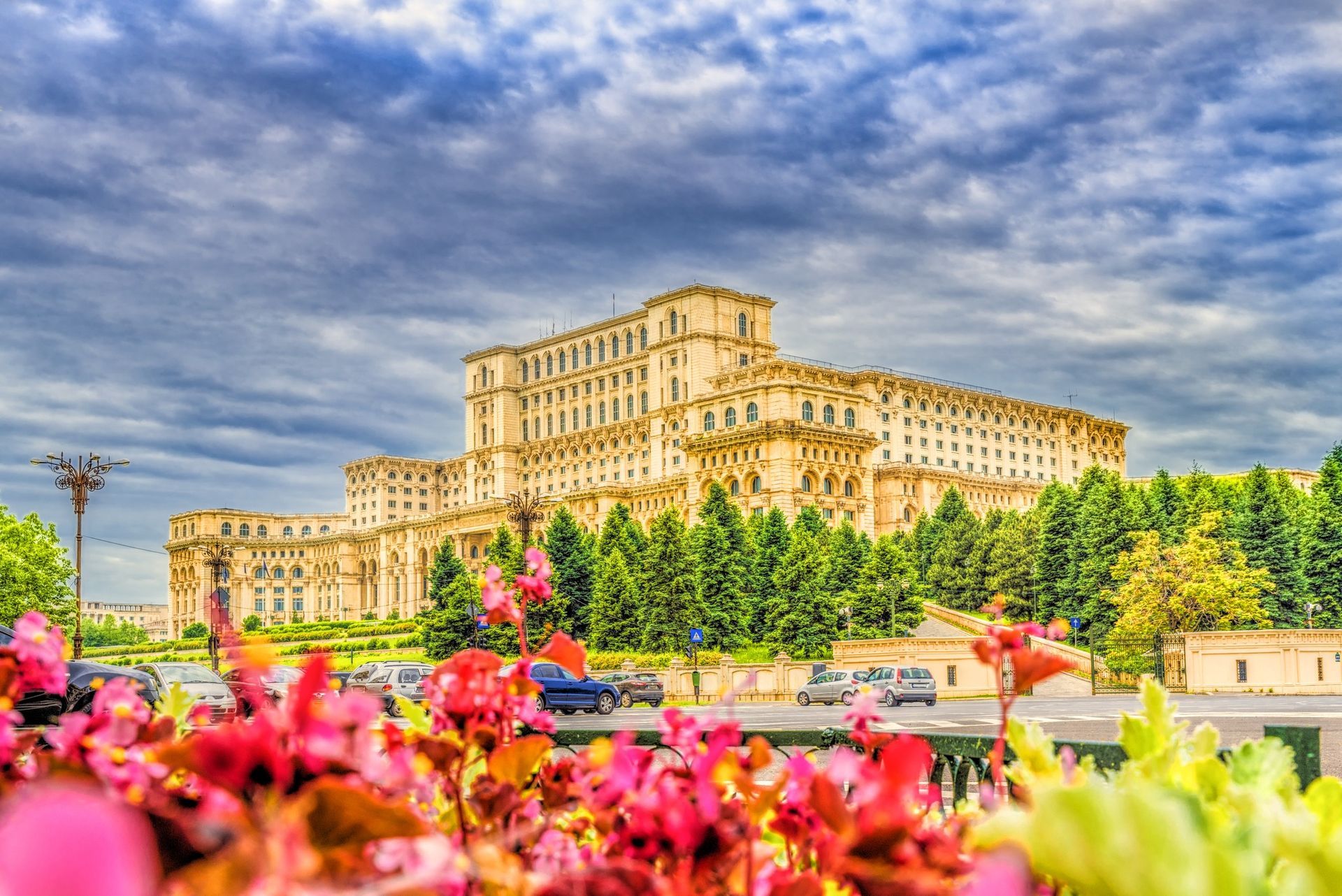 The palace built on Ceausescu's order