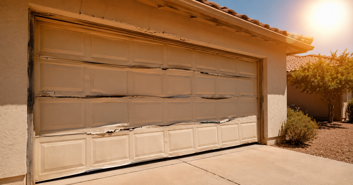 Completed garage door installation in Webster, TX