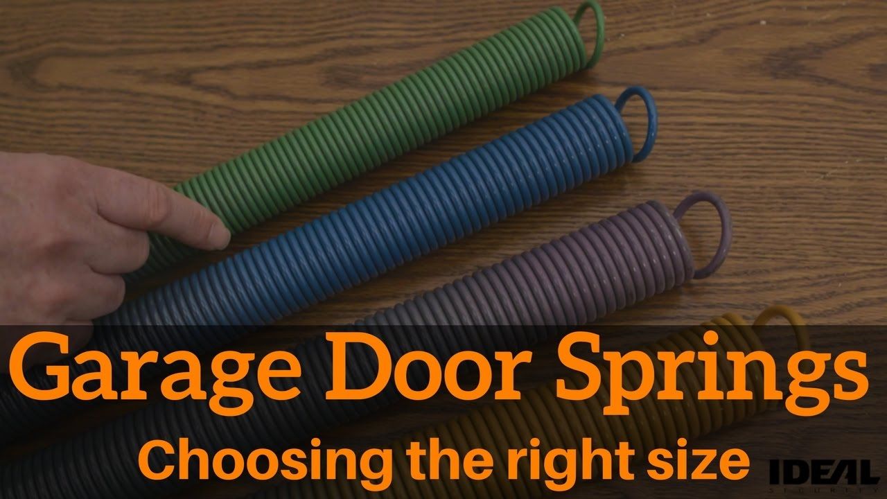 Do You Need a Certain Size Garage Door Spring? Do You Need a Certain Size Garage Door Spring?