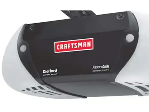 craftsman garage door opener with a logo of crafts,ma