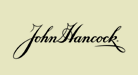 John Hancock logo in elegant black script on a cream background.