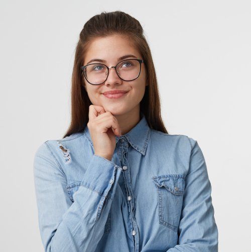 women with dreaming looks