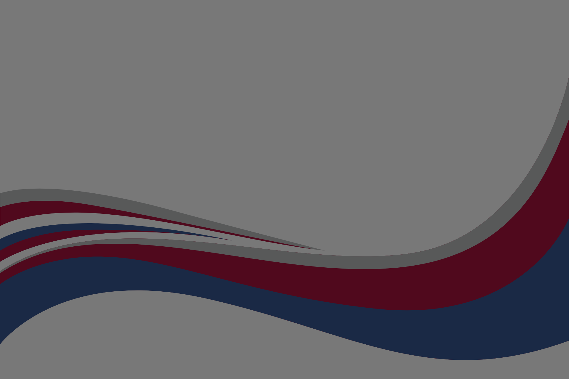 An abstract background featuring smooth, layered wave shapes in shades of gray, burgundy, and dark blue.