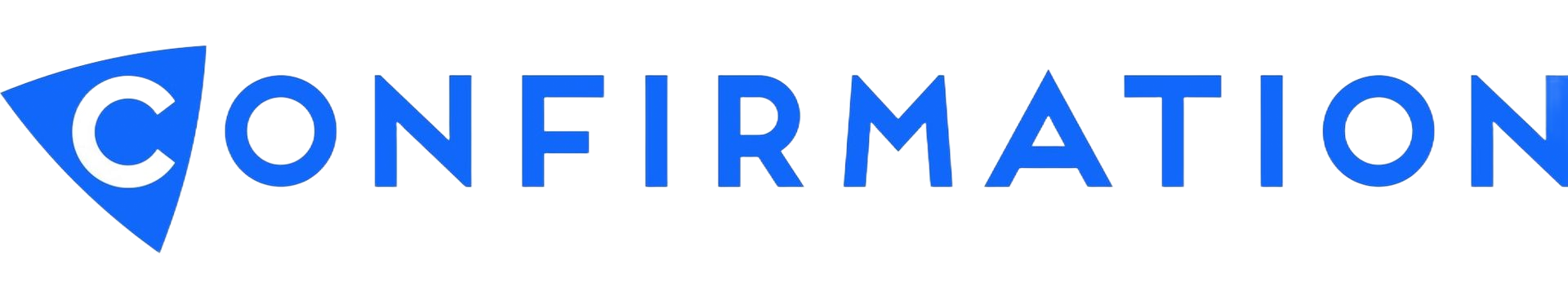 The blue, sans-serif text