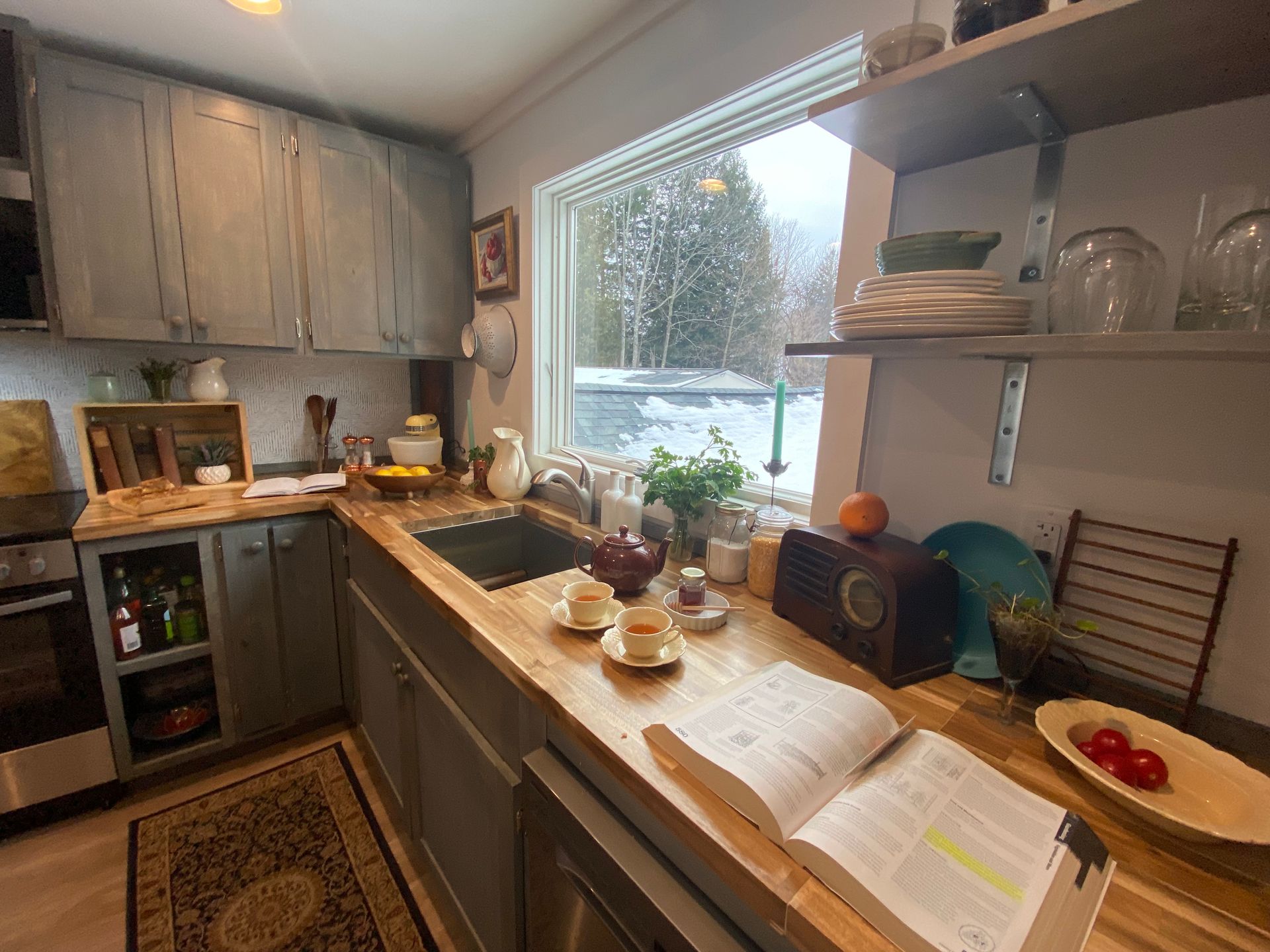 Kitchen redesign in Manchester Vermont completed by JG Services