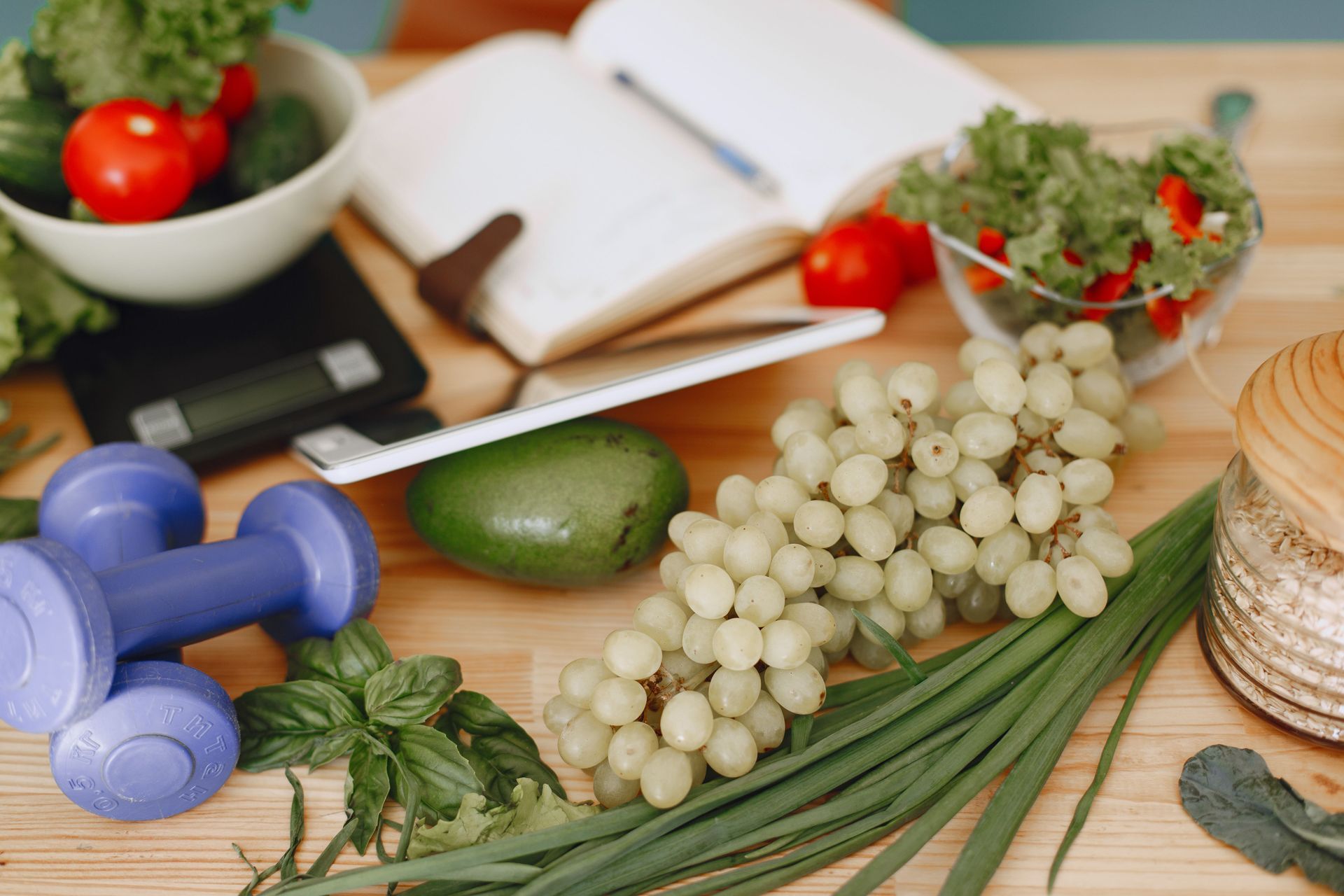 Gezonde voeding en fitness lifestyle